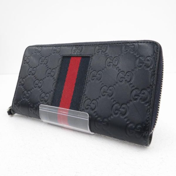 imgrc0086959617 Gucci Web Long Wallet Blue