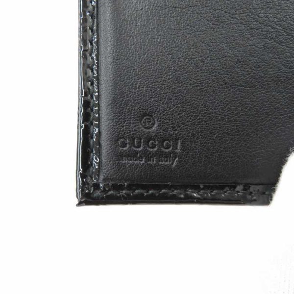 imgrc0086959958 Gucci Micro Guccisima Enamel W Hook Wallet Black