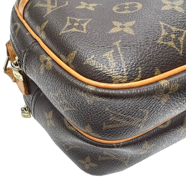 imgrc0087078484 Louis Vuitton Reporter PM Shoulder Bag Monogram Canvas Brown