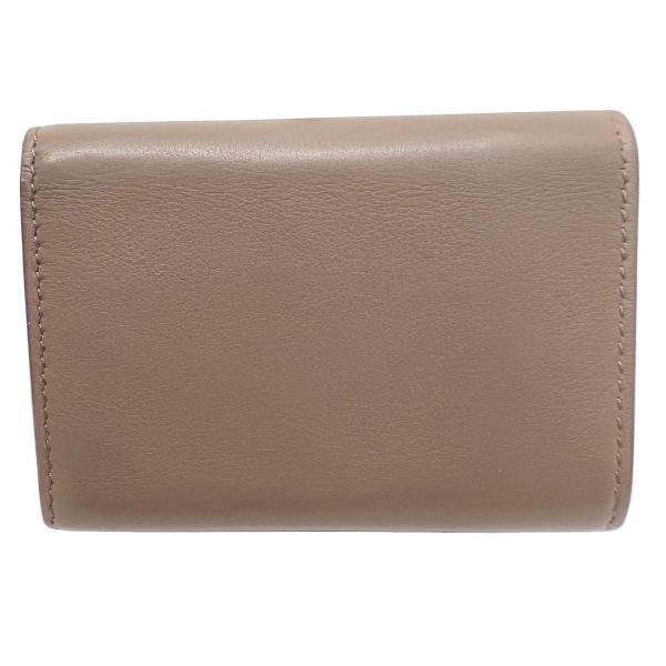 imgrc0087089456 Saint Laurent Trifold Wallet Mini Wallet Beige Brown