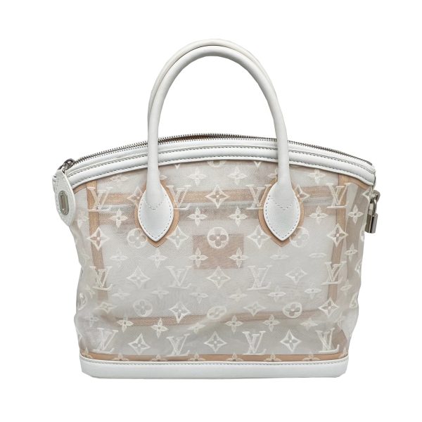 imgrc0087123519 Louis Vuitton Lockit East West Handbag Monogram Canvas White