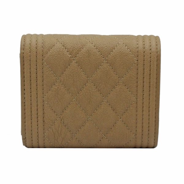 imgrc0087203682 CHANEL Boy Chanel wallet tri fbeige caviar skin