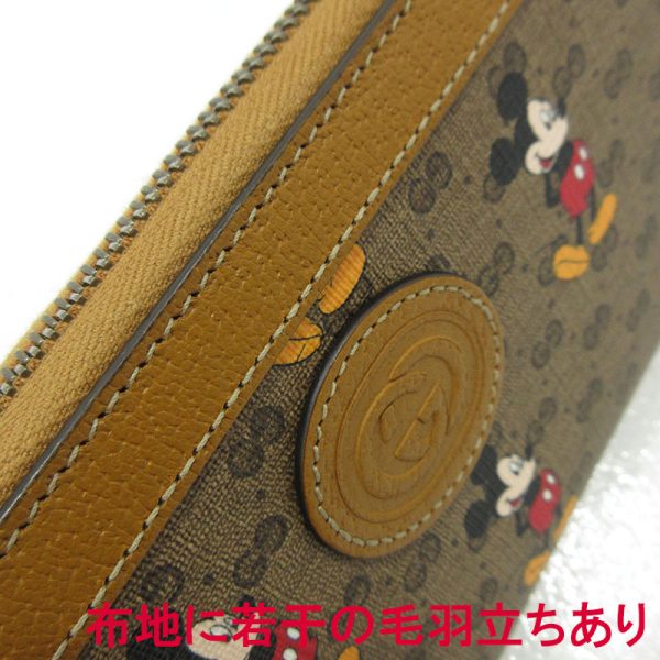 imgrc0087240300 Gucci Disney Collaboration Long Wallet Brown