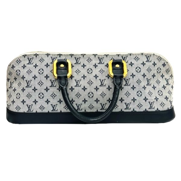 imgrc0087256648 Louis Vuitton Mini Alma Ron Handbag Monogram Canvas Navy