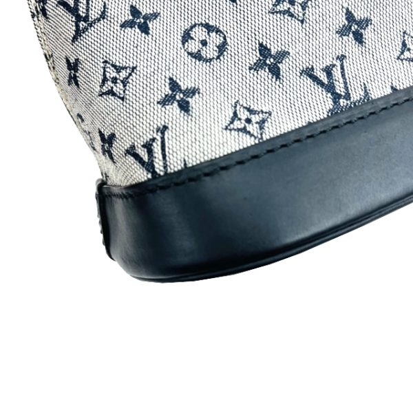 imgrc0087256654 Louis Vuitton Mini Alma Ron Handbag Monogram Canvas Navy