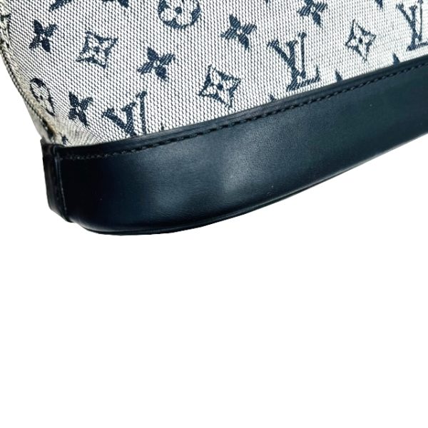 imgrc0087256656 Louis Vuitton Mini Alma Ron Handbag Monogram Canvas Navy