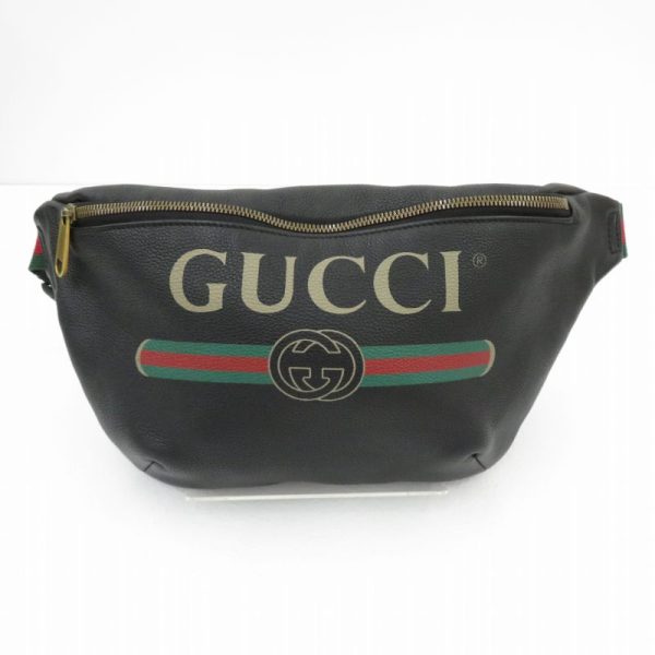 imgrc0087268885 Gucci Printed Belt Bag Black