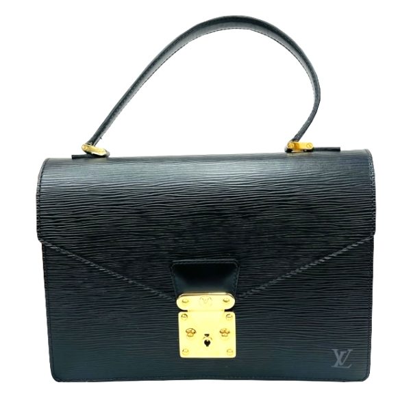 imgrc0087270357 Louis Vuitton Concorde Handbag Epi Leather Black