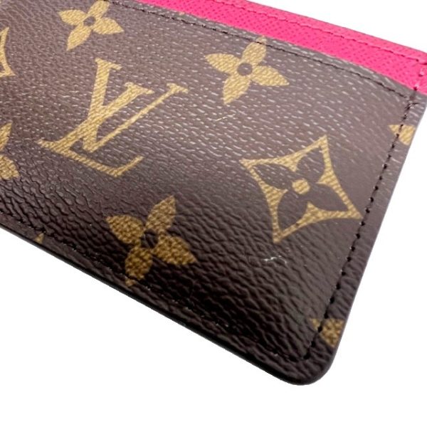 imgrc0087281394 Louis Vuitton Porte Carte Card Case Monogram Canvas Fuchsia