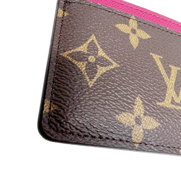 imgrc0087281401 Louis Vuitton Porte Carte Card Case Monogram Canvas Fuchsia