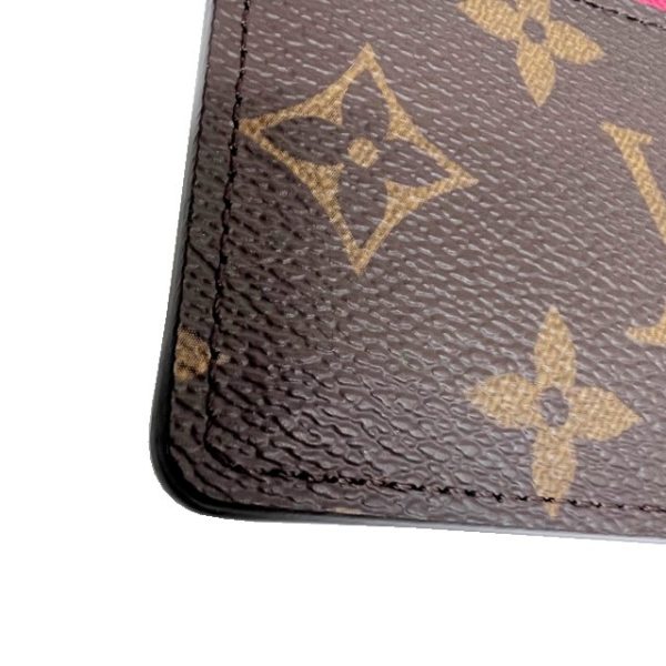 imgrc0087281403 Louis Vuitton Porte Carte Card Case Monogram Canvas Fuchsia