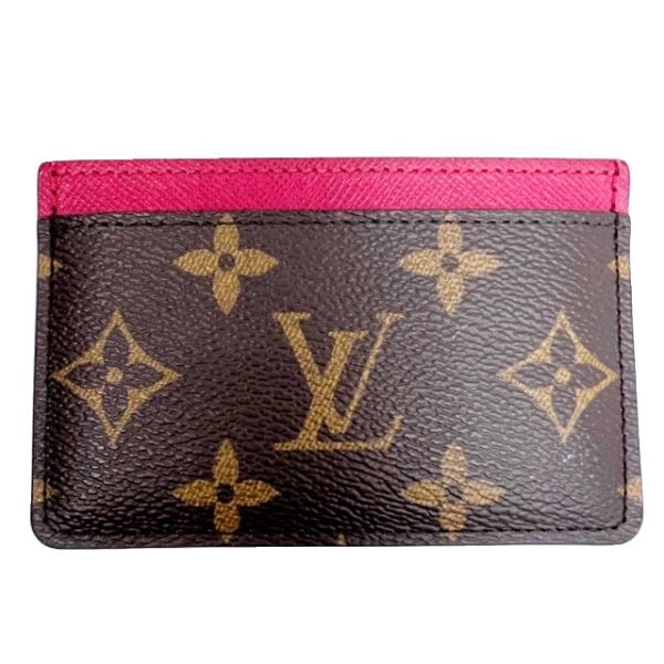 imgrc0087281405 Louis Vuitton Porte Carte Card Case Monogram Canvas Fuchsia