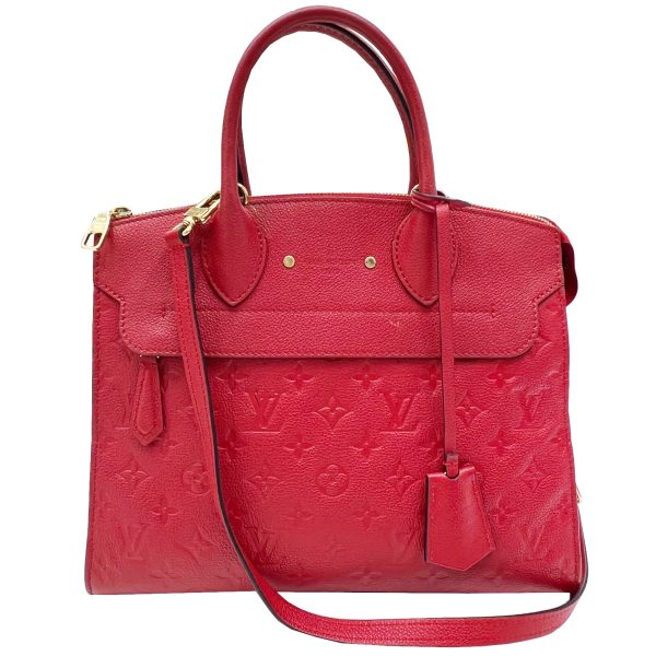 imgrc0087329268 Louis Vuitton Pont Neuf MM 2WAY Bag Monogram Empreinte Leather Red