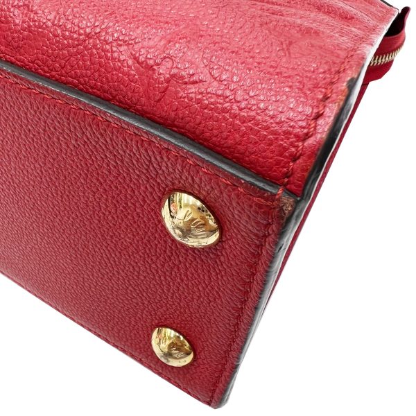 imgrc0087329277 Louis Vuitton Pont Neuf MM 2WAY Bag Monogram Empreinte Leather Red