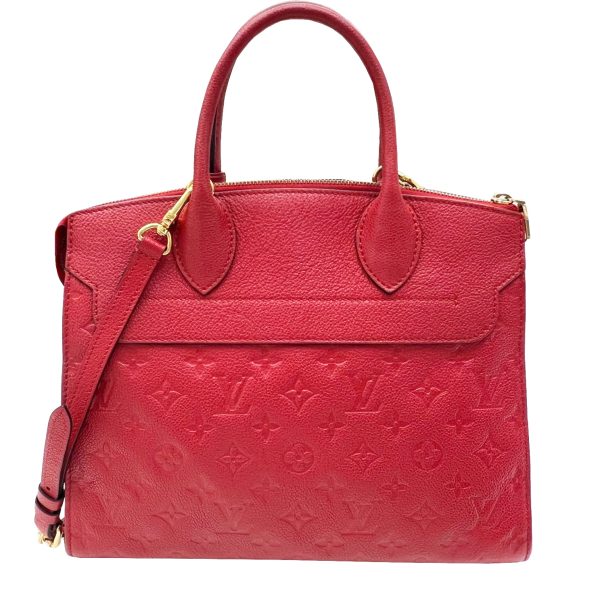 imgrc0087329295 Louis Vuitton Pont Neuf MM 2WAY Bag Monogram Empreinte Leather Red