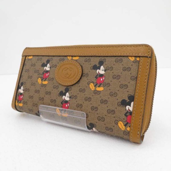 imgrc0087329869 Gucci Disney Collaboration Zippy Wallet Brown