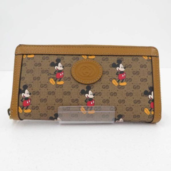 imgrc0087329870 Gucci Disney Collaboration Zippy Wallet Brown