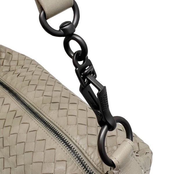 imgrc0087426190 Bottega Veneta Intrecciato Handbag Leather Gray