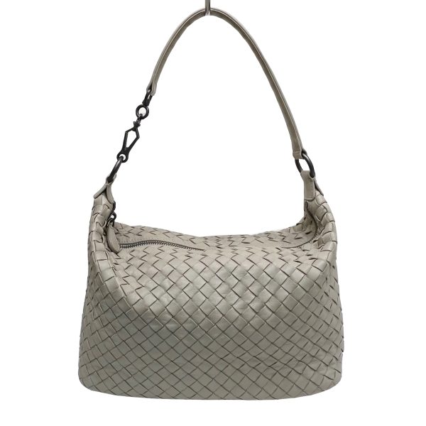 imgrc0087426199 Bottega Veneta Intrecciato Handbag Leather Gray