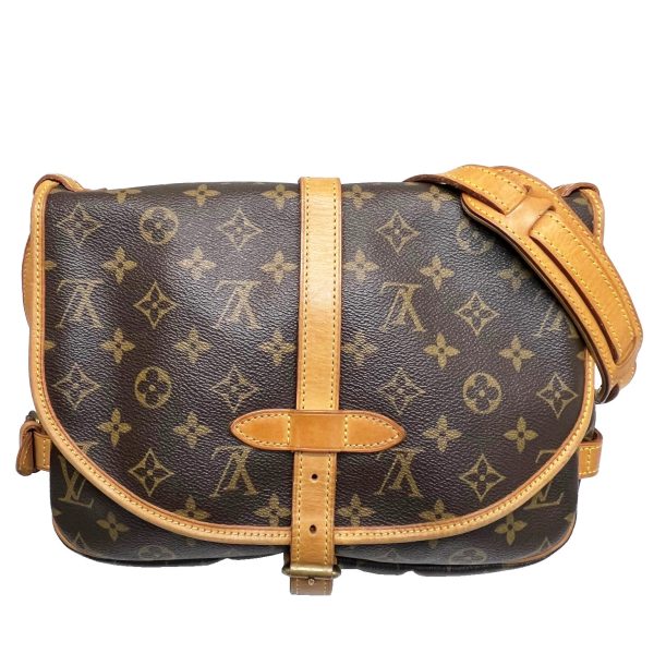 imgrc0087427858 Louis Vuitton Saumur 30 Shoulder Bag Monogram Canvas Brown