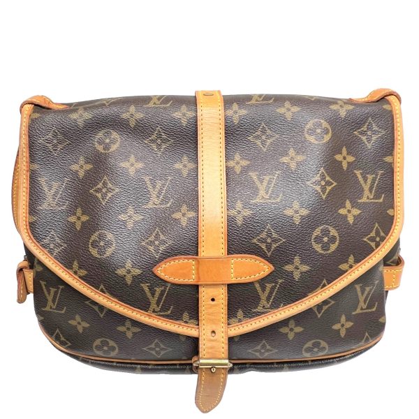 imgrc0087427859 Louis Vuitton Saumur 30 Shoulder Bag Monogram Canvas Brown