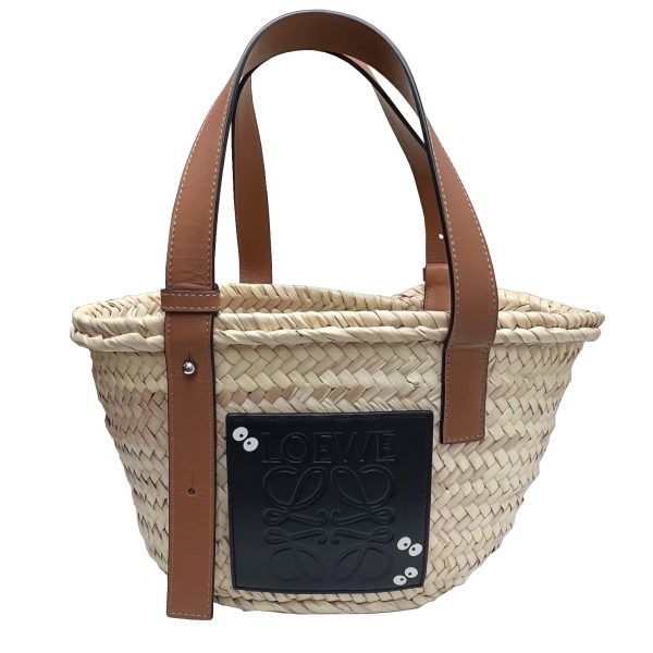 imgrc0087476148 Loewe Basket Bag Straw Beige Brown