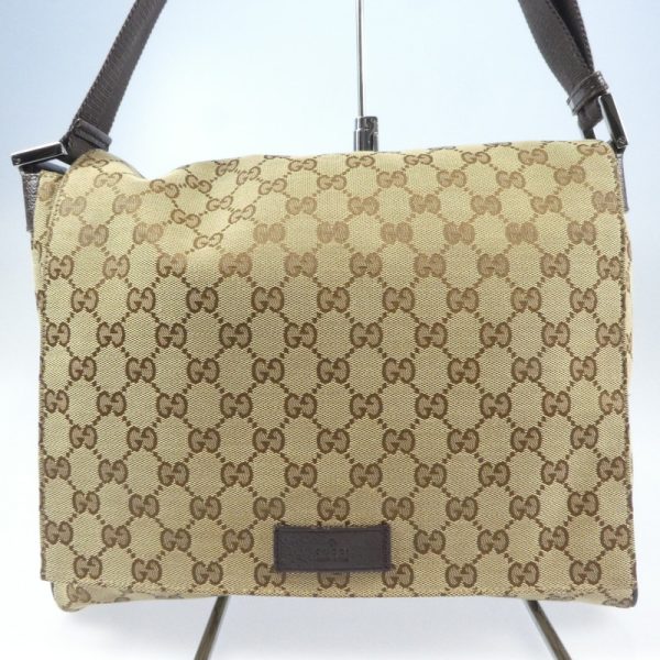 imgrc0087664831 Gucci GG Flap Shoulder Bag Brown