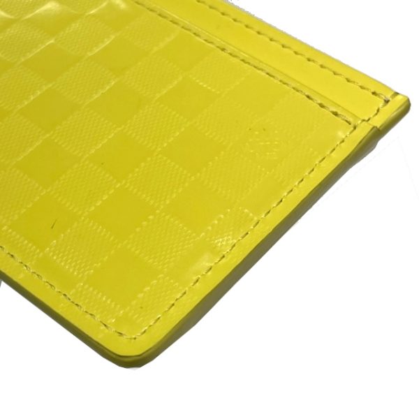 imgrc0087700982 Louis Vuitton Porte Cult Sample Card Case Damier Facet Canvas Yellow