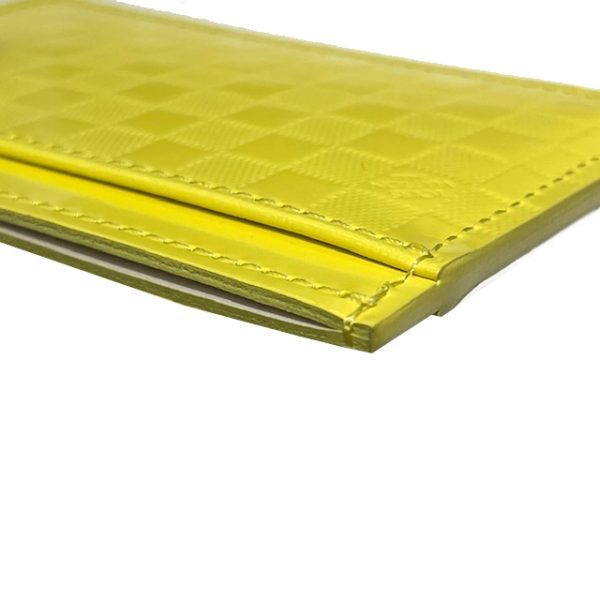 imgrc0087700985 Louis Vuitton Porte Cult Sample Card Case Damier Facet Canvas Yellow