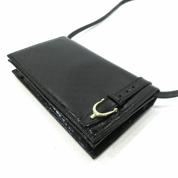 imgrc0087723796 Gucci Nice Enamel Shoulder Wallet Black