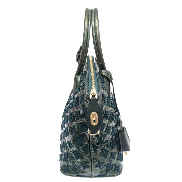 imgrc0087724076 Louis Vuitton Lockit Bouclet Handbag Patent Leather Green