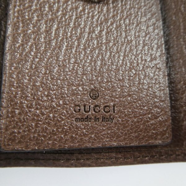 imgrc0087766860 Gucci GG Supreme Offdia 6 Key Case Brown