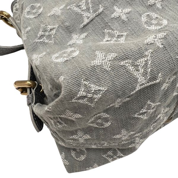 imgrc0087799192 Louis Vuitton Neocavi MM Shoulder Bag Monogram Denim Gray