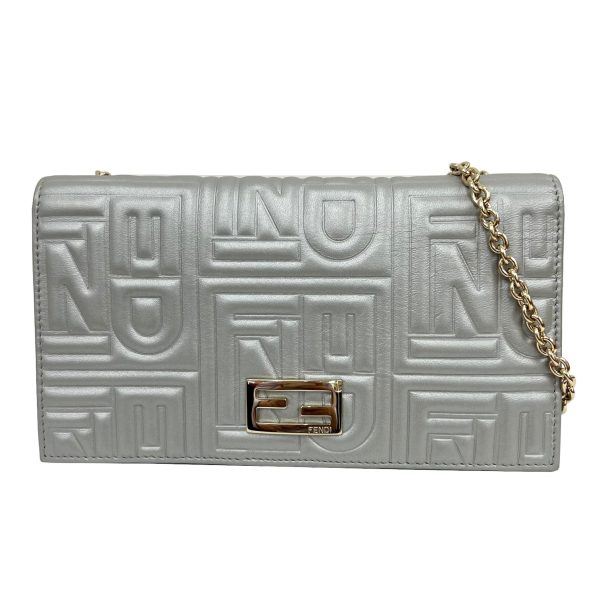 imgrc0088145527 FENDI Chain Wallet Silver