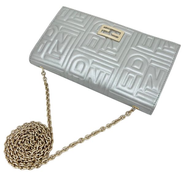 imgrc0088145531 FENDI Chain Wallet Silver