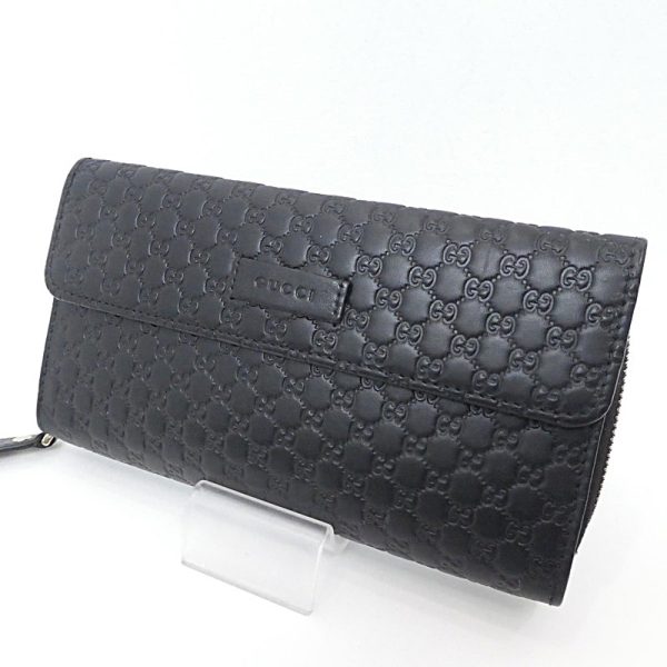 imgrc0088156794 Gucci Micro Guccisima Long Wallet Black