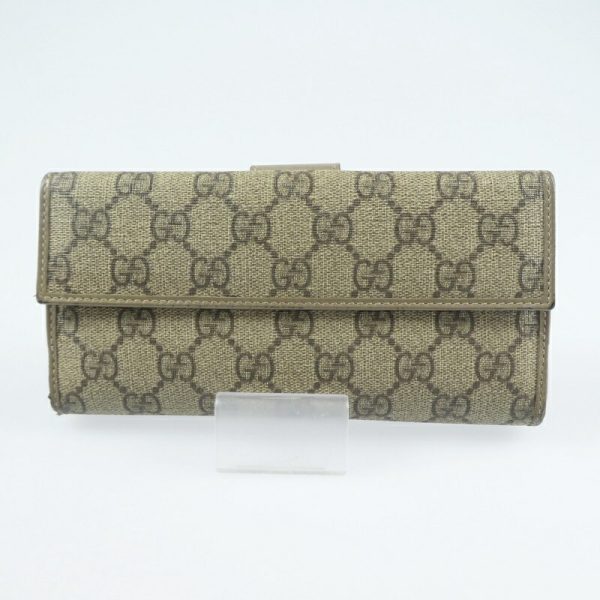 imgrc0088213666 Gucci GG Plus W Hook Long Wallet Brown