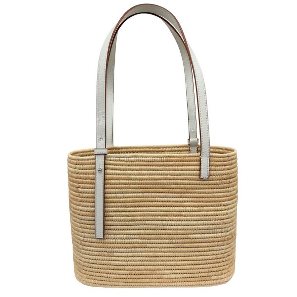 imgrc0088253951 Loewe Square Basket Tote Bag Straw White