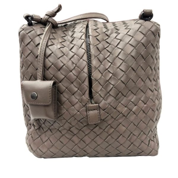 imgrc0088305970 Bottega Veneta Shoulder Bag Intrecciato Greige