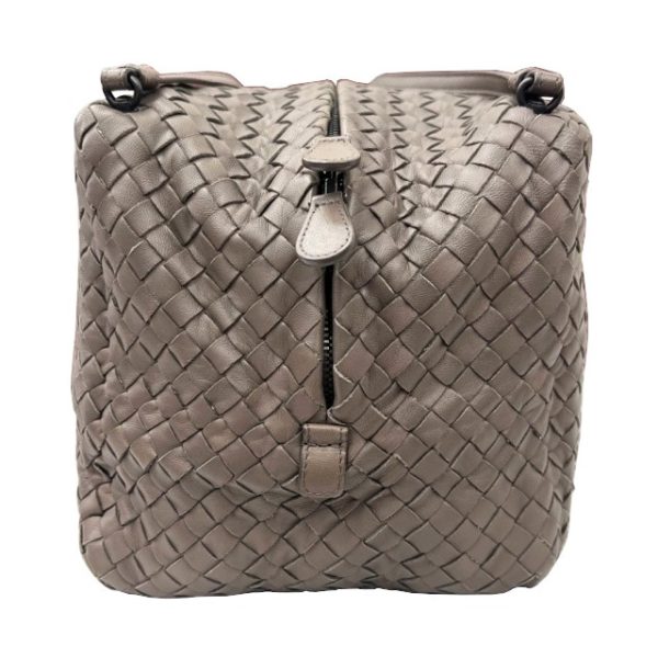 imgrc0088305971 Bottega Veneta Shoulder Bag Intrecciato Greige