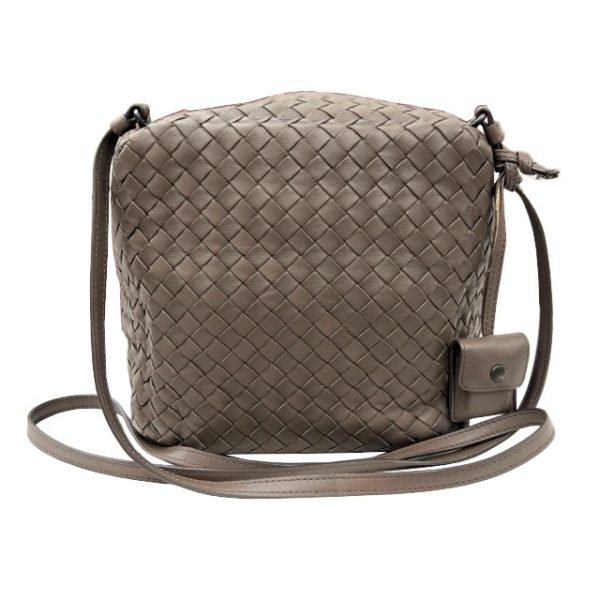 imgrc0088305975 Bottega Veneta Shoulder Bag Intrecciato Greige