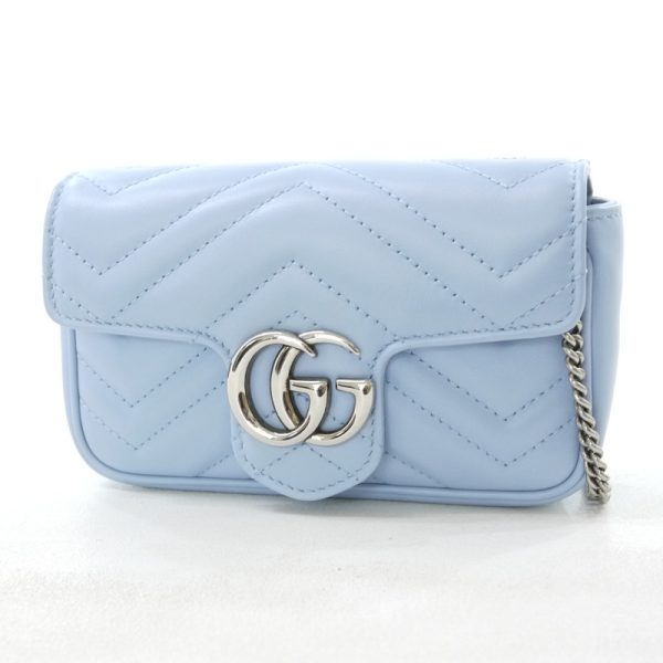 imgrc0088308975 Gucci GG Marmont Quilted Super Mini Bag Blue