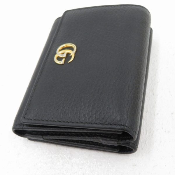 imgrc0088334992 Gucci GG Marmont Tri FWallet Black