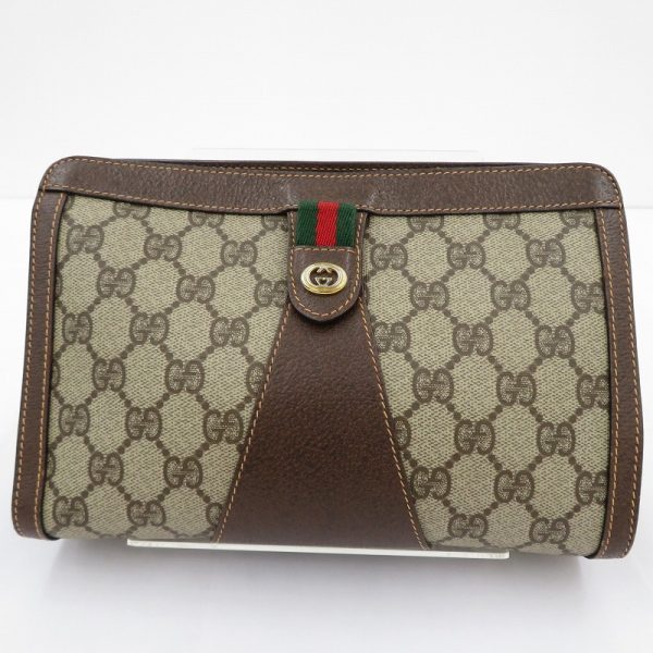 imgrc0088350212 Gucci Gucci GG Plus Sherry Line Pouch Brown