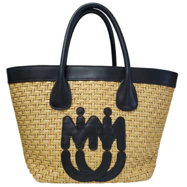 imgrc0088372325 Miu Miu Basket Bag 5BA137 Tote Bag 2WAY Shoulder Basket Bag