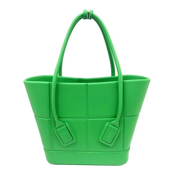 imgrc0089018523 Bottega Veneta The Arco Rubber Handbag Tote Mini Green