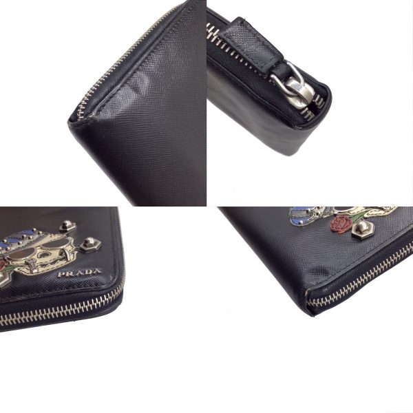 imgrc0089093142 PRADA Organizer Saffiano Long Wallet Multi Case Black