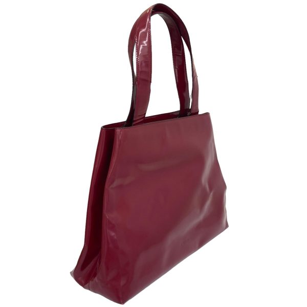 imgrc0089143596 PRADA enamel tote bag red handbag