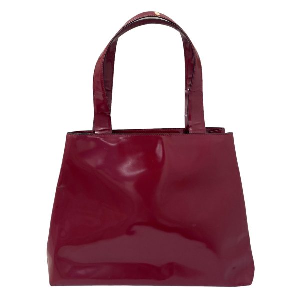 imgrc0089143598 PRADA enamel tote bag red handbag