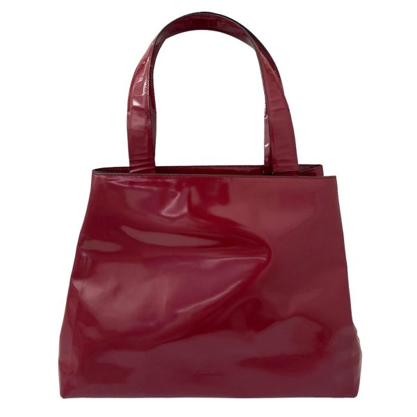 imgrc0089143600 PRADA enamel tote bag red handbag